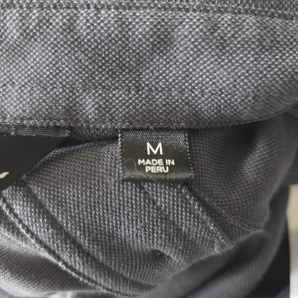 Travis Matthew Blue Polo Shirt With Palm Tree Design Size Med - Picture 7 of 8